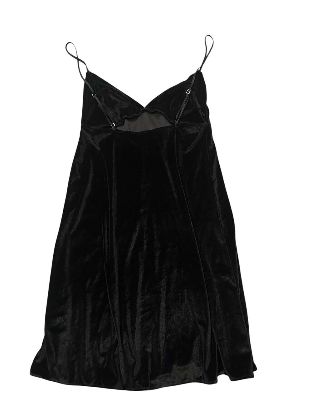 Victoria's Secret Black Velvet Cami Slip Mini Dress - Picture 3 of 3